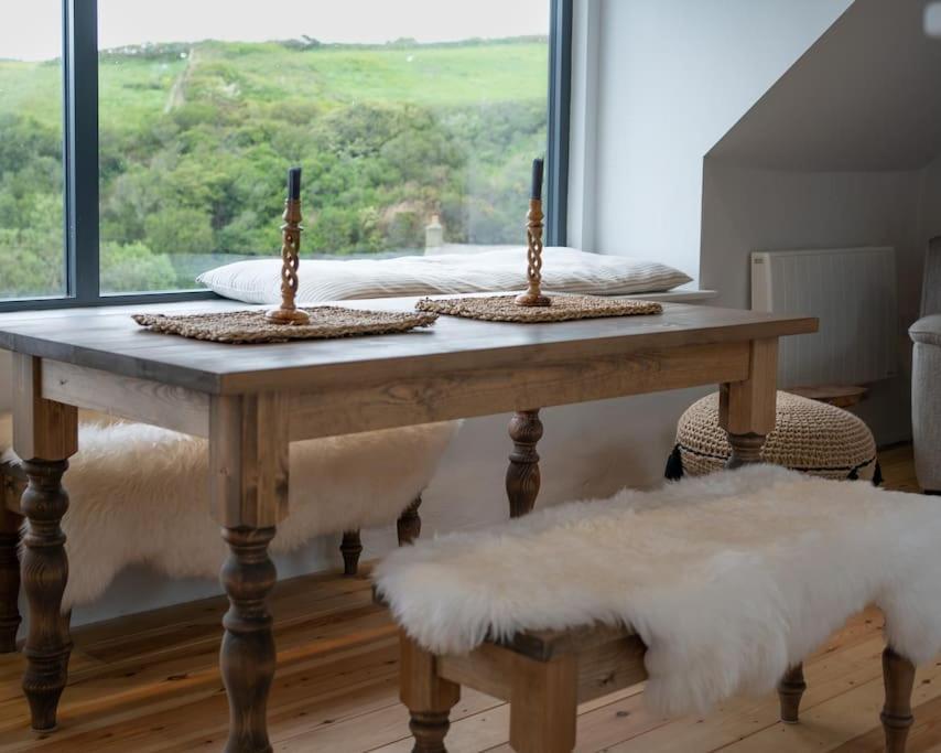 Cliff-Top Cottage On Coast Path W/Panoramic Views Trevine Kültér fotó