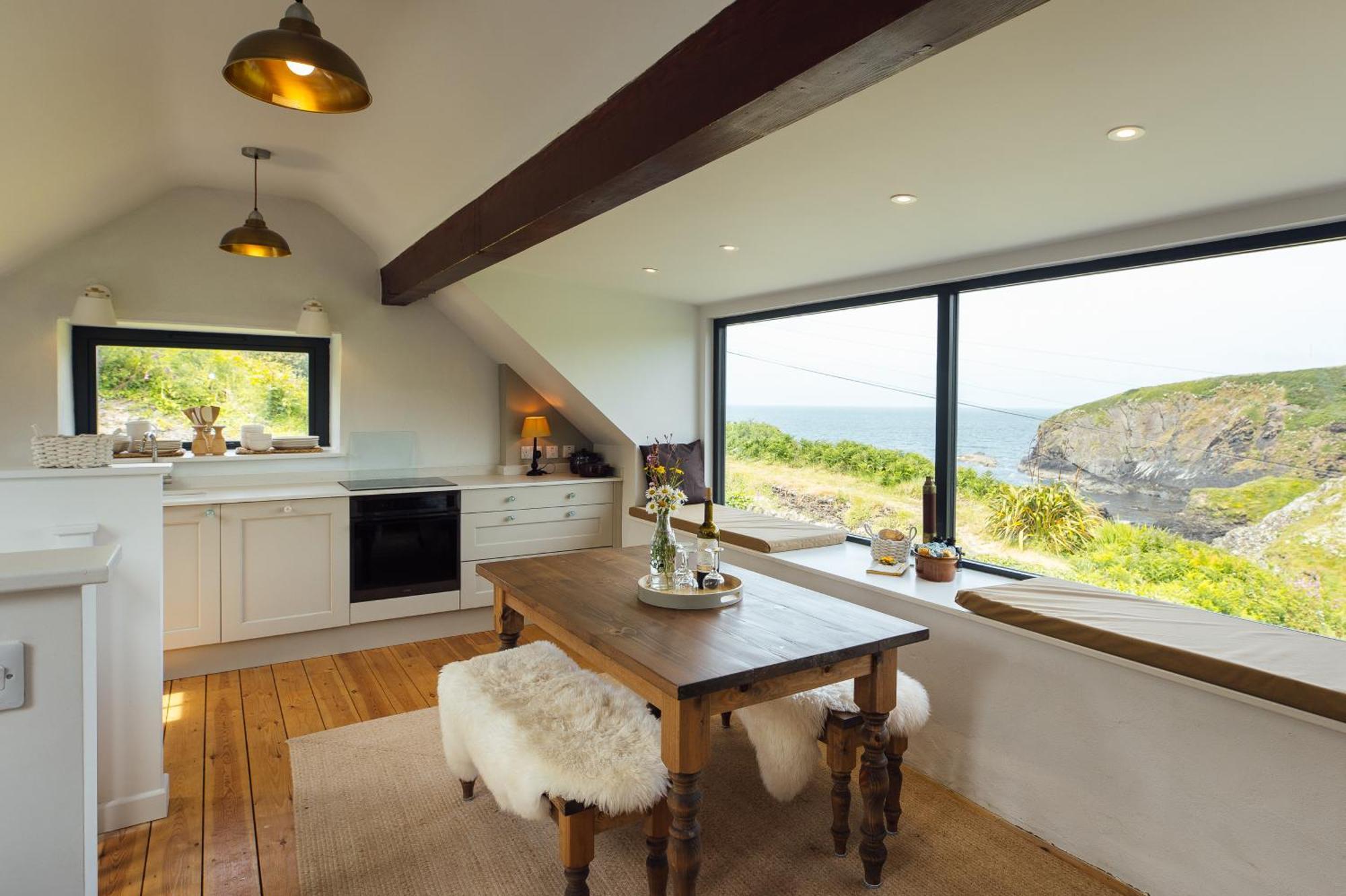 Cliff-Top Cottage On Coast Path W/Panoramic Views Trevine Kültér fotó