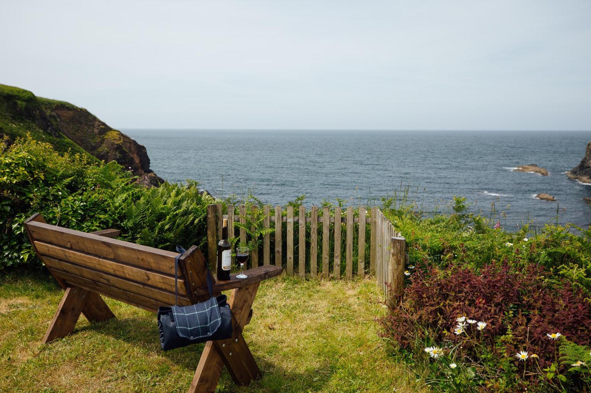Cliff-Top Cottage On Coast Path W/Panoramic Views Trevine Kültér fotó